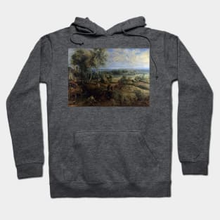 A View of Het Steen in the Early Morning by Peter Paul Rubens Hoodie